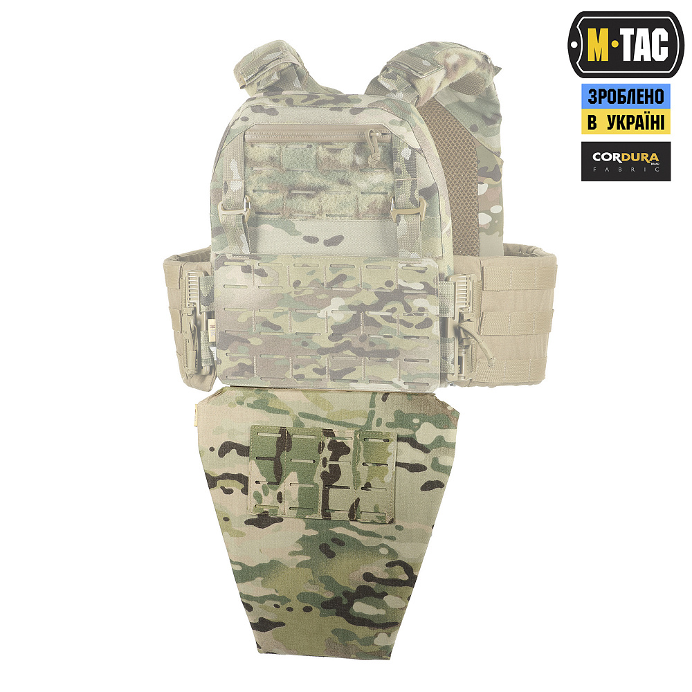 Фартух M-Tac протиуламковий Laser Cut Multicam Фото 3